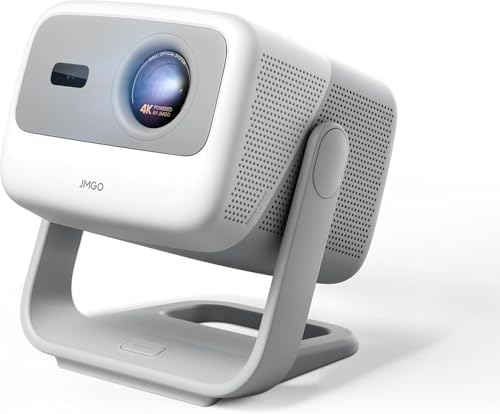 JmGO JMGO N1S 4K Triple Laser Projector, 1700 ISO Lumens, Google TV — Build quality and design details up close