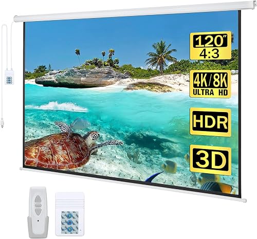 Kayle 120" Motorized Projector Screen Electric Diagonal Automatic Proj — Final verdict and top picks lineup