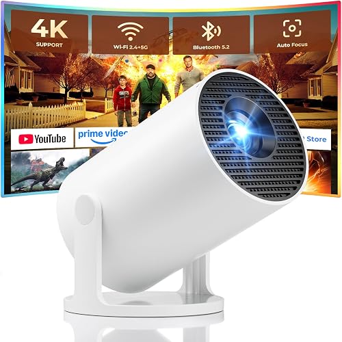 Mini Projector, Portable Projector with Wifi and Bluetooth, Built in A — Manufacturer product photo — best portable mini projector