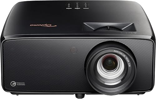 Optoma UHZ36 4K UHD Laser HDR Home Theater Projector - Black — Build quality and design details up close