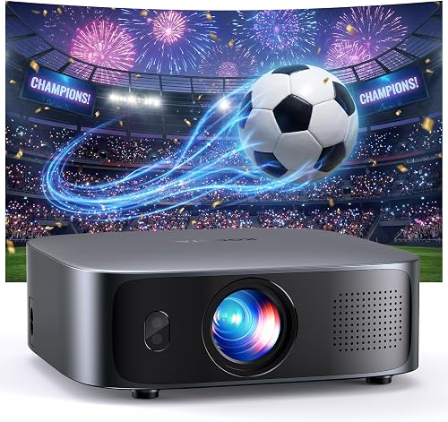 Short Throw Projector 4K with WiFi and Bluetooth,2000ANSI Auto Focus K — Manufacturer product photo — how to mount a projector on 